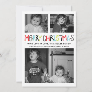 Tarjeta del día de fiesta de la foto de las