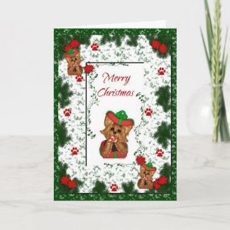 Tarjeta del día de fiesta de las Felices Navidad