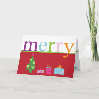 Tarjeta del día de fiesta de las Felices Navidad