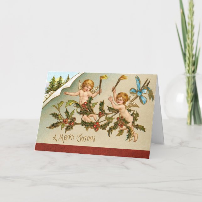 Tarjeta del día de fiesta del navidad de los (Anverso)