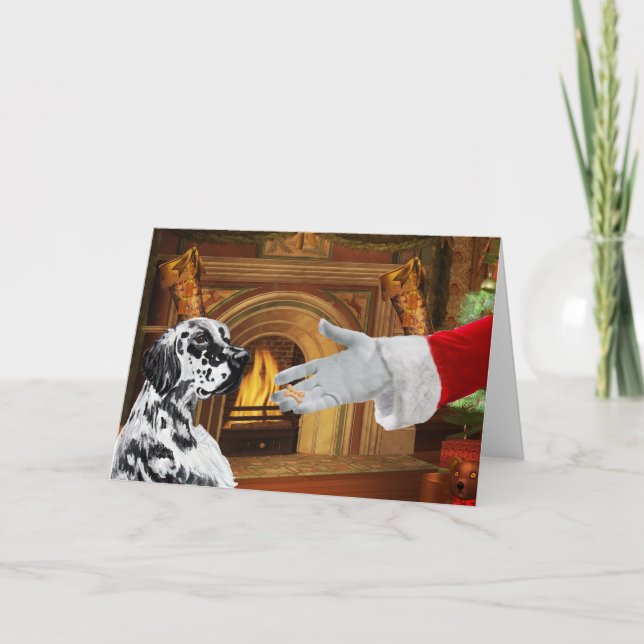 Tarjeta del día de fiesta del navidad del (Anverso)