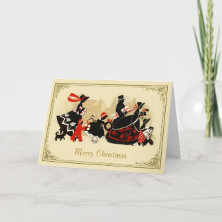 Tarjeta del día de fiesta del navidad del diseño