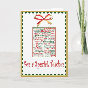 Tarjeta del día de fiesta del navidad para el