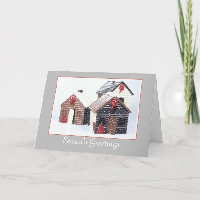 Tarjeta del día de fiesta - los saludos de la (Anverso)