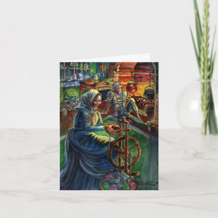 Tarjeta del día de fiesta: Registro de Yule