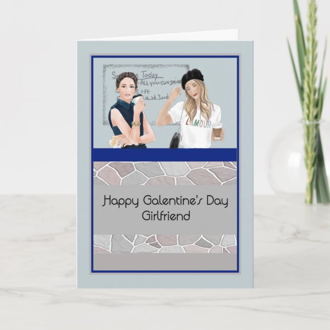 Tarjeta del Día de Galentine para Novia Especial (Anverso)