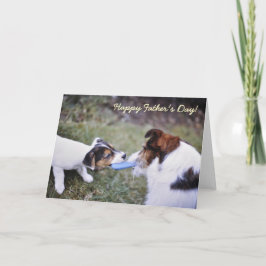 Tarjeta del día de Jack Russell Padre