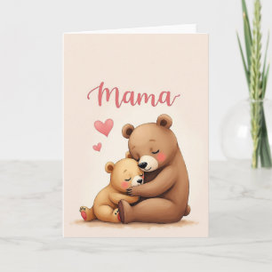 Tarjeta del Día de la Abrazo de las Madres Ursinas
