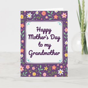Tarjeta del Día de la Abuela Preciosa