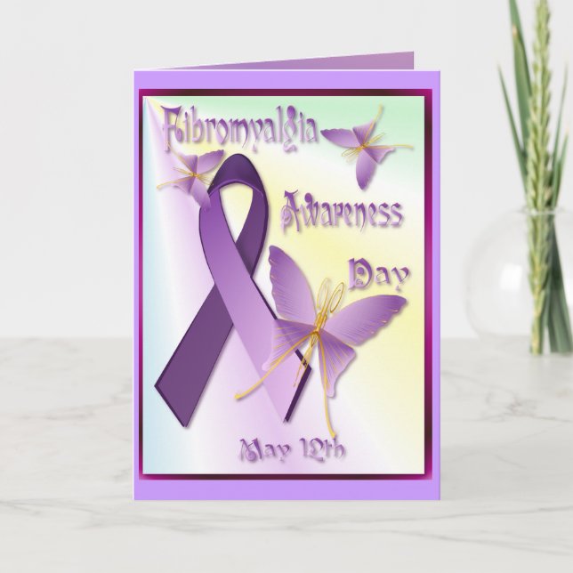 Tarjeta del día de la conciencia del Fibromyalgia (Anverso)