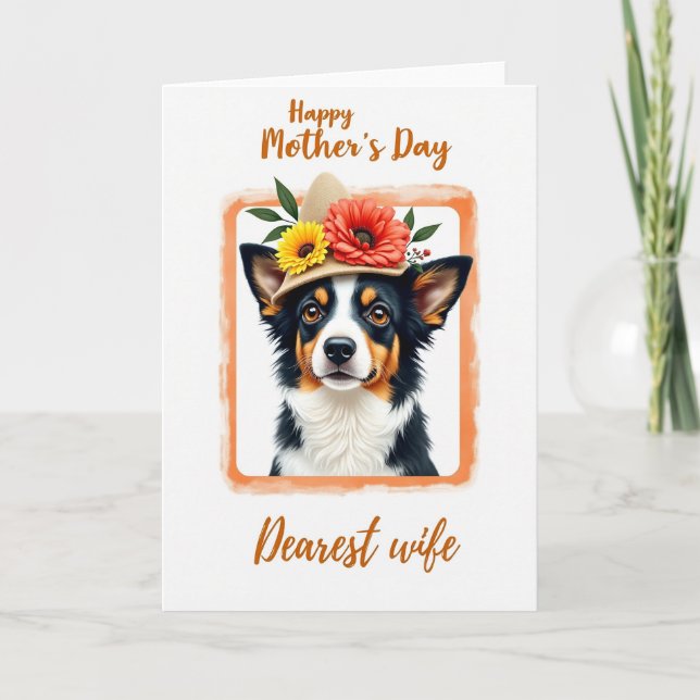 Tarjeta del Día de la Esposa Querida (Anverso)
