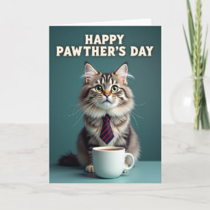 Tarjeta del Día de la Garra de Gato Esmeralda