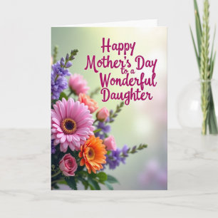 Tarjeta del Día de la Hija de Mamá Querida