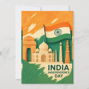 Tarjeta del Día de la Independencia de la India