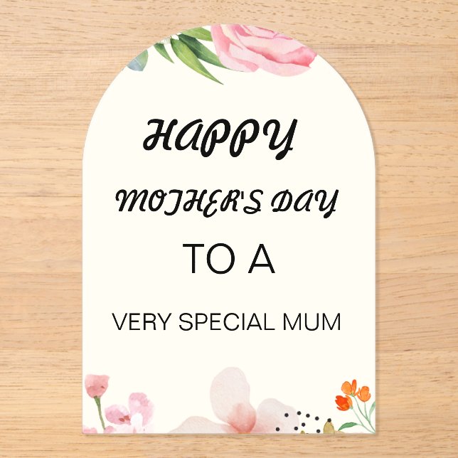 Tarjeta del día de la madre (Anverso)