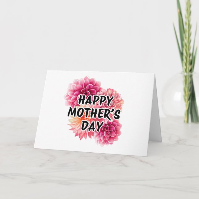 Tarjeta del día de la madre (Anverso)