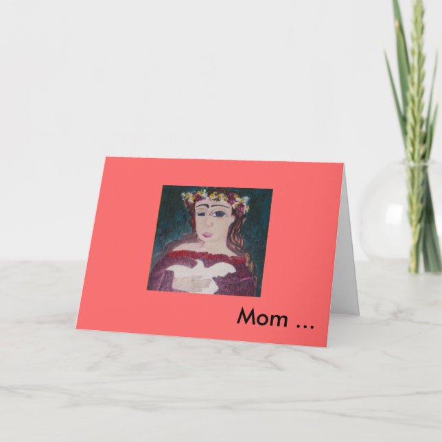 Tarjeta del Día de la Madre (Anverso)