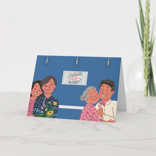 Tarjeta del día de la madre (Anverso)