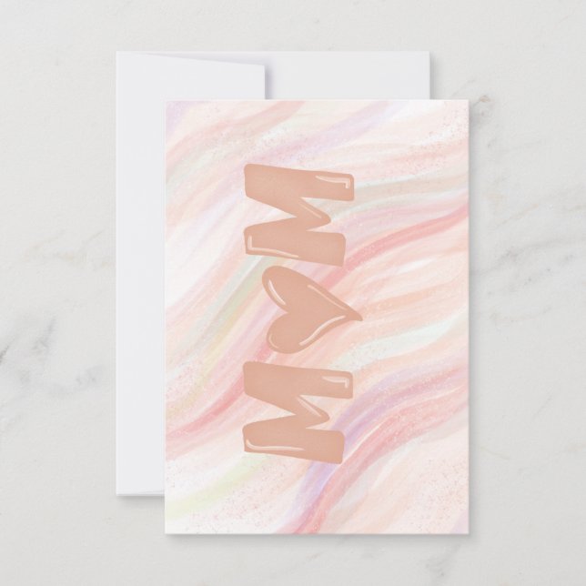 Tarjeta del Día de la Madre (Anverso)