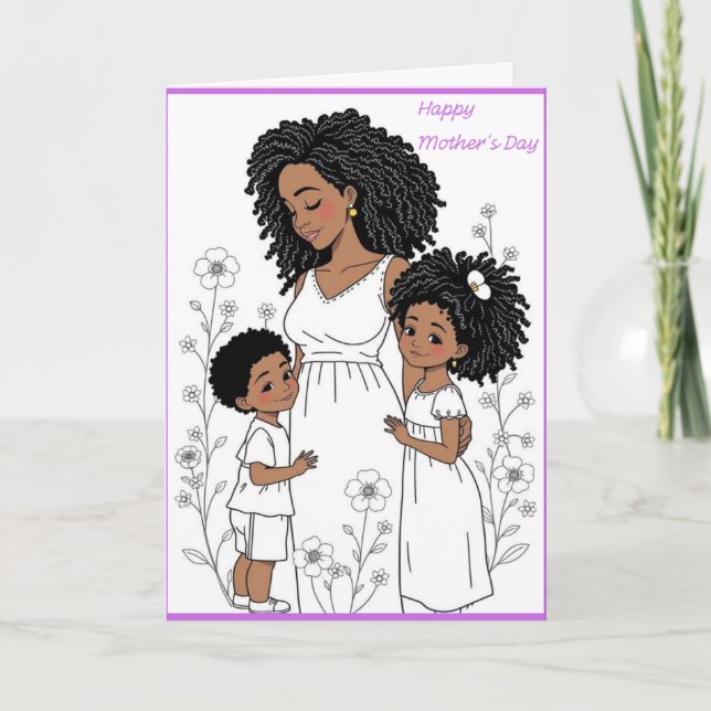 Tarjeta del día de la madre (Anverso)