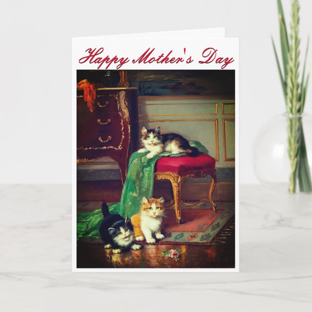 Tarjeta del Día de la Madre (Anverso)