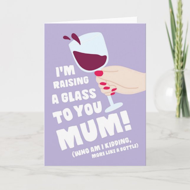 Tarjeta del día de la madre (Anverso)