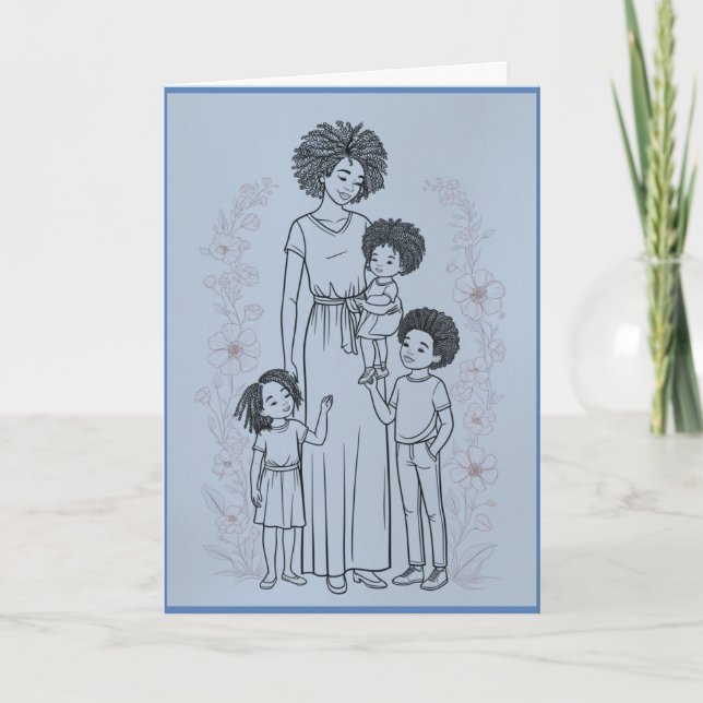 Tarjeta del día de la madre (Anverso)