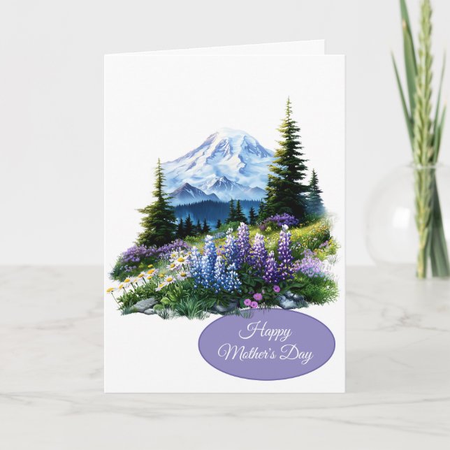 Tarjeta del Día de la Madre (Anverso)