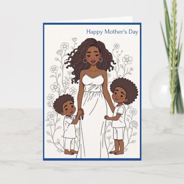 Tarjeta del día de la madre (Anverso)