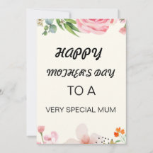 Tarjeta del día de la madre