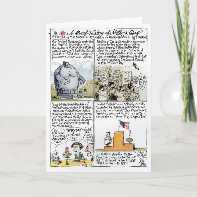 Tarjeta del día de la madre (Anverso)