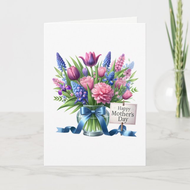 Tarjeta del Día de la Madre (Anverso)