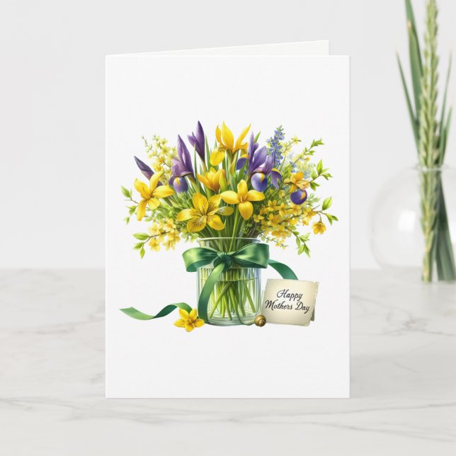 Tarjeta del Día de la Madre (Anverso)