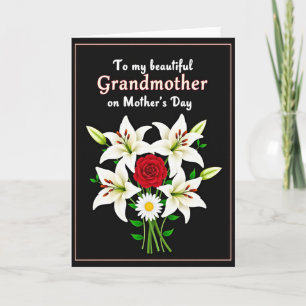 Tarjeta del Día de la Madre Abuela Luminosa