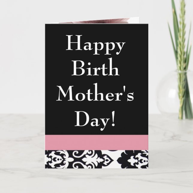 Tarjeta del Día de la Madre - Adopción de Madre Na (Anverso)