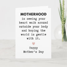 Tarjeta del Día de la Madre Adorable, Saludo de Ma