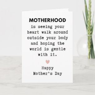 Tarjeta del Día de la Madre Adorable, Saludo de Ma