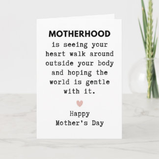 Tarjeta del Día de la Madre Adorable, Saludo de Ma