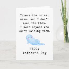 Tarjeta del Día de la Madre Adorable, Saludo de Ma