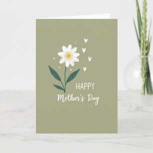Tarjeta del Día de la Madre Afecto Floral