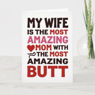 Tarjeta del Día de la Madre Afecto Fucsia