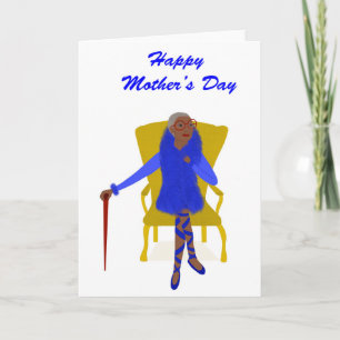 Tarjeta del Día de la Madre Afroamericana