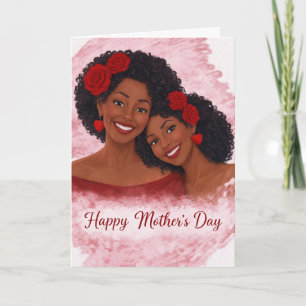 Tarjeta del Día de la Madre Afroamericana