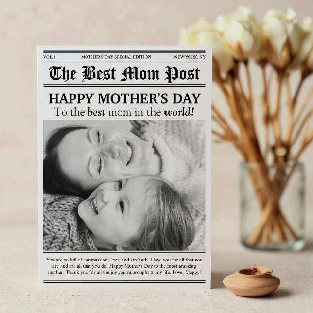 Tarjeta del Día de la Madre al estilo de un periód (Subido por el creador)