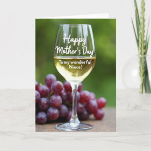 Tarjeta del Día de la Madre Amber Glow