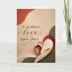 Tarjeta del Día de la Madre: Amor de Madre Lugar T