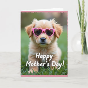 Tarjeta del Día de la Madre Amor Esponjoso