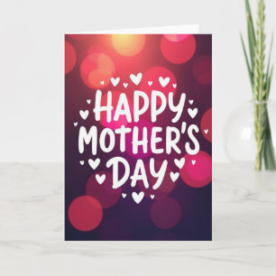 Tarjeta del Día de la Madre Amor Luminoso