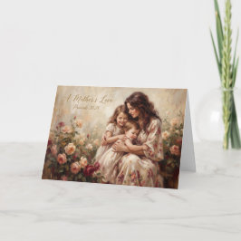Tarjeta del Día de la Madre Amor Pacífico Eterno