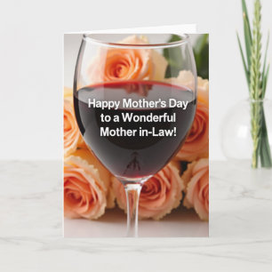 Tarjeta del Día de la Madre Apricot Kiss